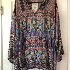 Johnny Was Multicolor Floral top